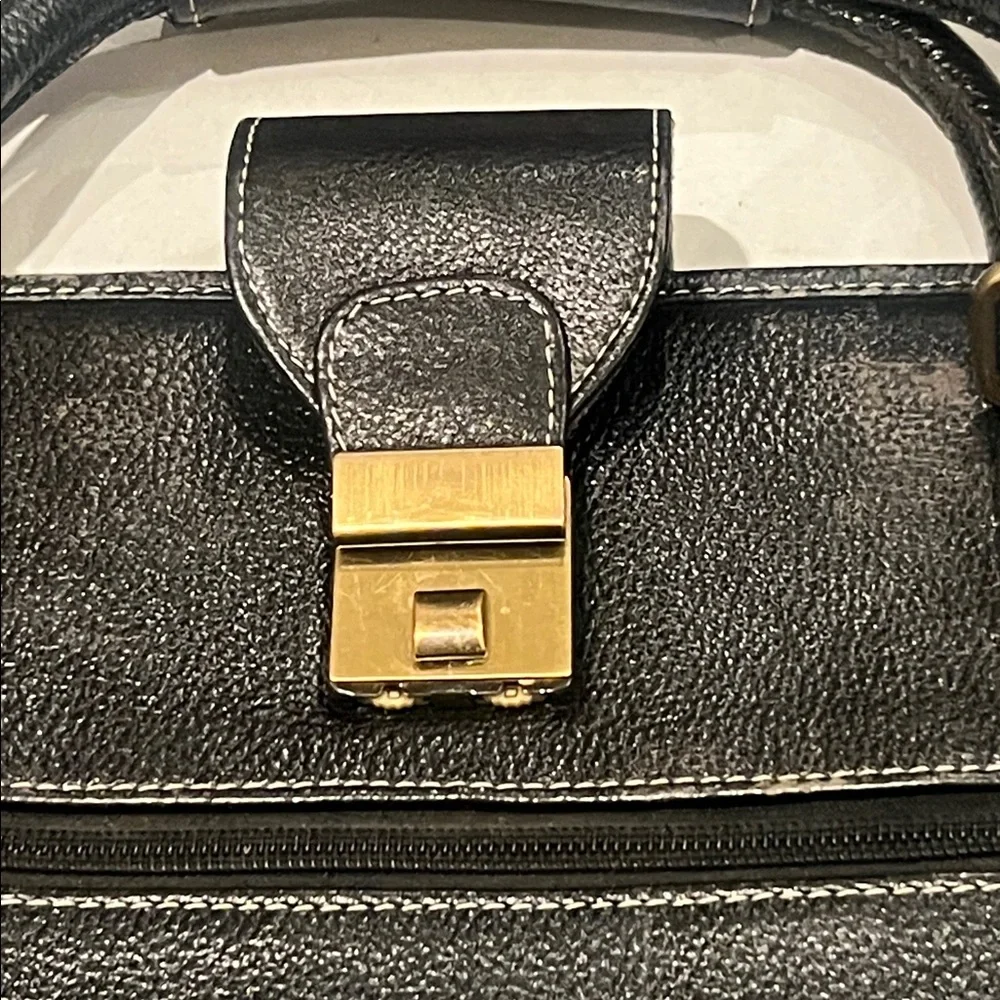Vintage Amiet Leather Briefcase